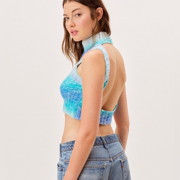 For Love and Lemons Rosa Crop Tank Sweater, size S - Picture 5 of 5